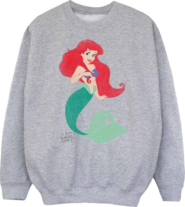 Actual product image Disney Princess Girls Classic Ariel Sweatshirt (152, 158)