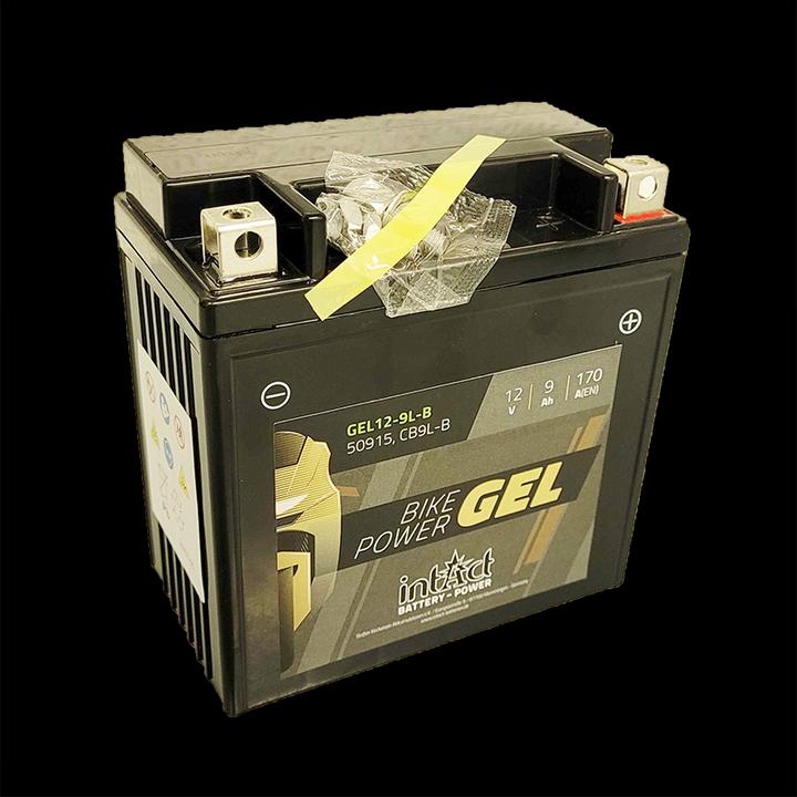 Image du produit Intact GEL12-9L-B Bike-Power Batterie moto GEL 9Ah (DIN 50915) YB9L-B (12 V, 9 Ah, 170 A)