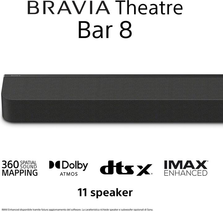 Image du produit Sony Bravia Theatre Bar 8 (60 W, 11.0 Canal)