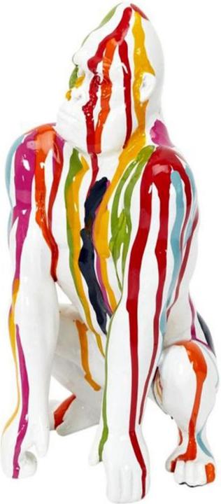 Image du produit Home Deco Factory gorille deco blanc rainbow 24cm