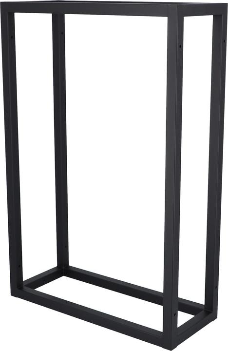 Produktbild JanKurtz Kaminholzgestell HOLZMICHEL, Stahlrohr RAL 9005 (25 x 60 x 90 cm)