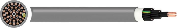 Actual product image RND Electronics Multi-core cable, YY unshielded, LSZH, 2x 0.75mm², 50m, Grey (0.17 m)