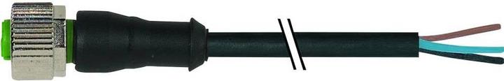 Immagine prodotto Murr Elektronik M12 Bu. 0° estremità libera del cavo PVC 4x0,34 sw UL/CSA 2m