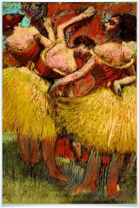 Image du produit Trenddeko Degas - Trois danseurs (60 x 90 cm)