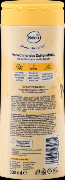 Produktbild dm Balea Cremedusche Vanille und Cocos (300 ml)