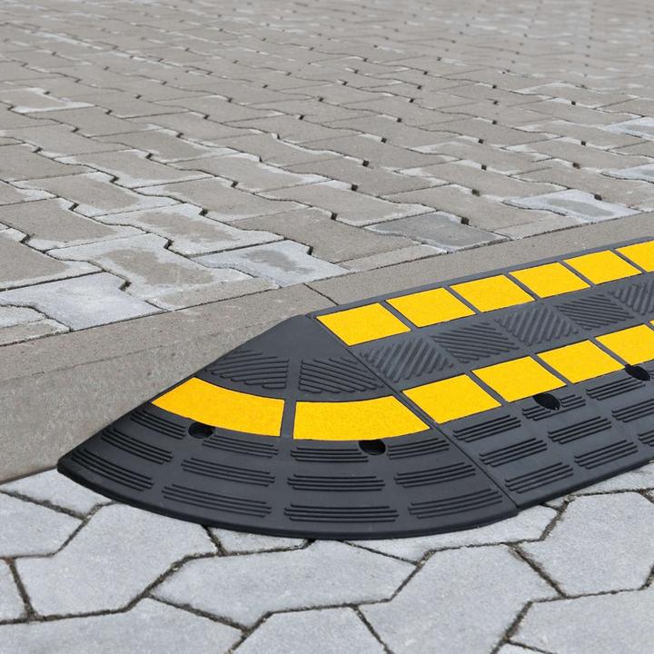 Produktbild Moravia MORION Bordstein-Rampe Gummi Abschlusselement, 360x360x100 mm (36 cm)
