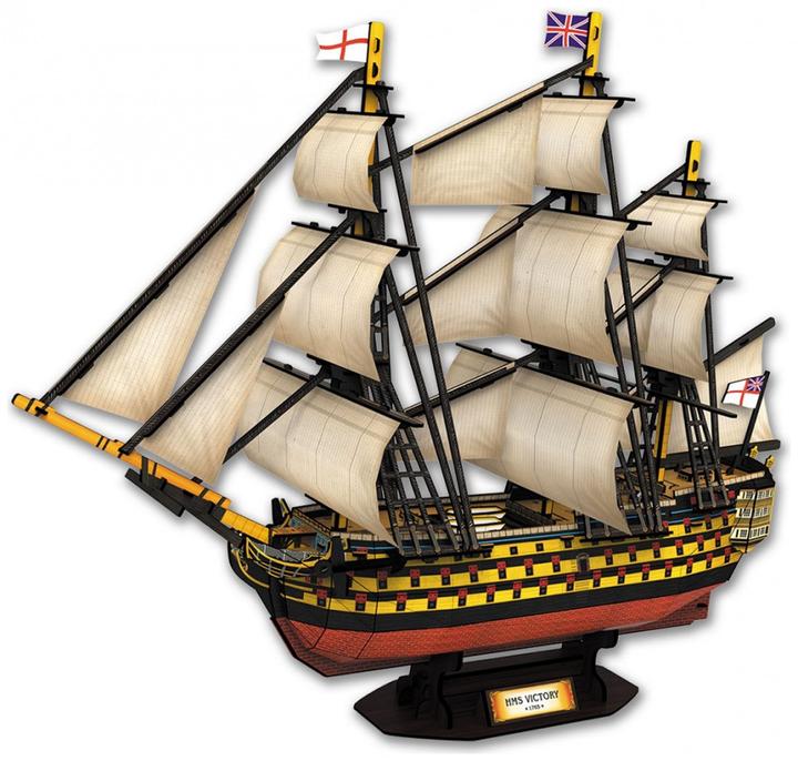 Actual product image Cubicfun 3D puzzle game HMS Victory (189 pieces)