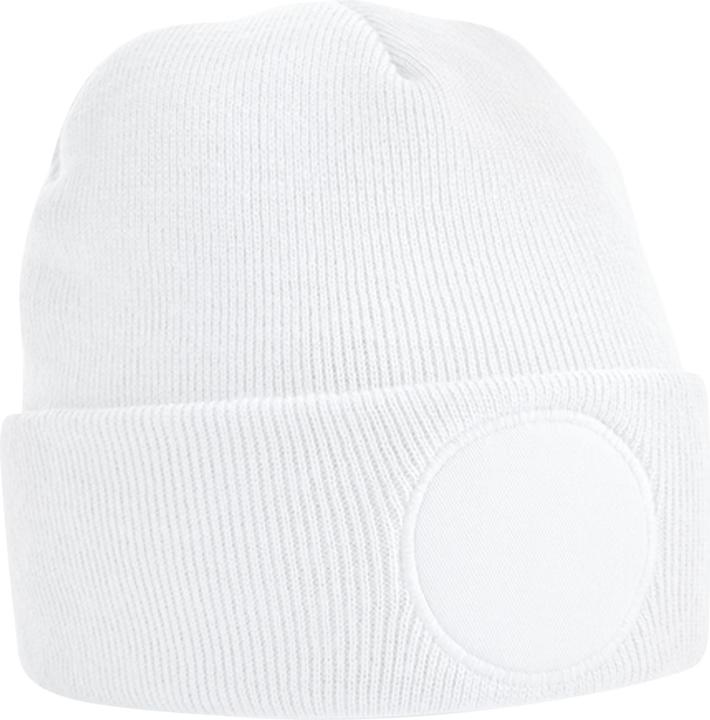 Actual product image Beechfield Unisex Circular Patch Cuffed Beanie