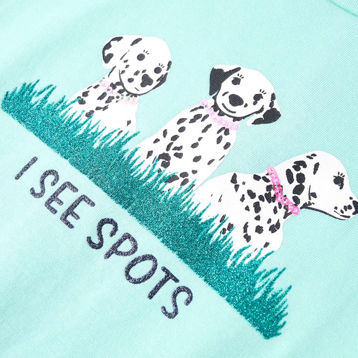 Actual product image VidaXL Children's T-shirt Light mint green 92,Material: 95 % cotton (92)