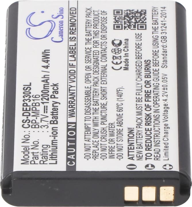Actual product image hagenuk Fono 3 Battery, BP-MPB16, DR6-2009, DR11-2009