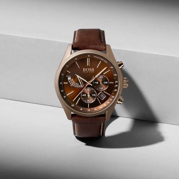 Produktbild Hugo Boss HERRENUHR 1513605 GRAND PRIX (zh047a) (Chronograph, 44 mm)