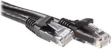 Produktbild Black 10 meter SFTP CAT6A patch cable snagless with RJ45 connectors. Cat6a s/ftp snagless bk 10.00m (U/UTP, CAT6a, 10 m)