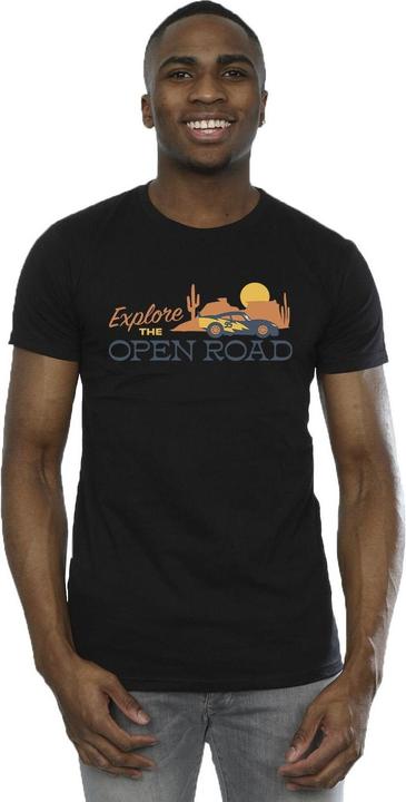 Actual product image Disney Mens Cars Explore The Open Road T-Shirt (XL)