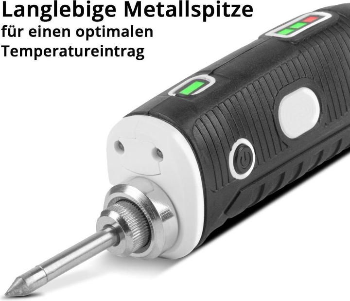 Produktbild Stahlwerk Akku-Lötkolben BLK-8 ST mit 480°C Löttemperatur im Komplett-Set
