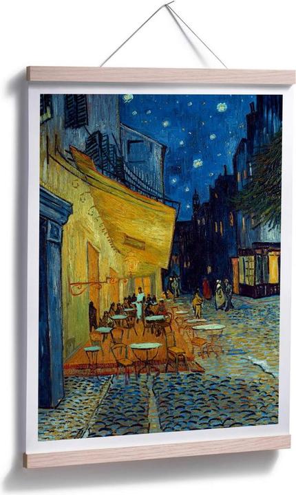Produktbild Trenddeko van Gogh - Café-Terrasse am Abend (30 x 40 cm)