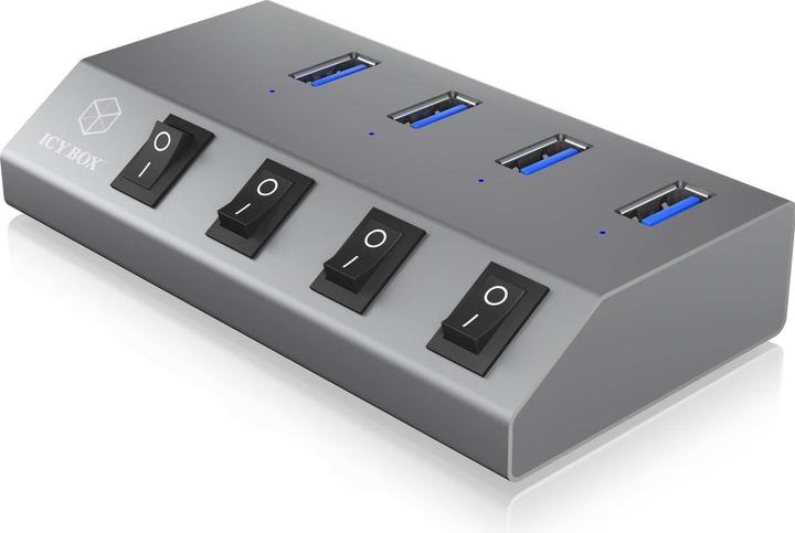 Immagine prodotto Icy Box Ib-Hub1405 (USB-B, 4 Porti)