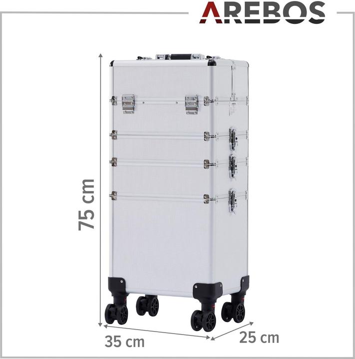 Arebos 4in1 Kosmetikkoffer