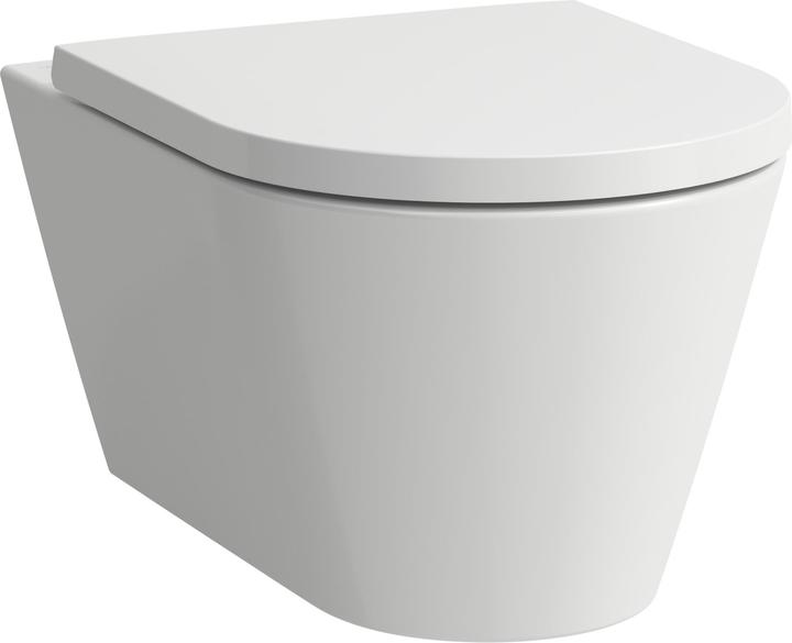 Produktbild ROCA LAUFEN Kartell Wand-WC, Tiefspüler, mit Silent Flush spülrandlos, 545x370x355mm