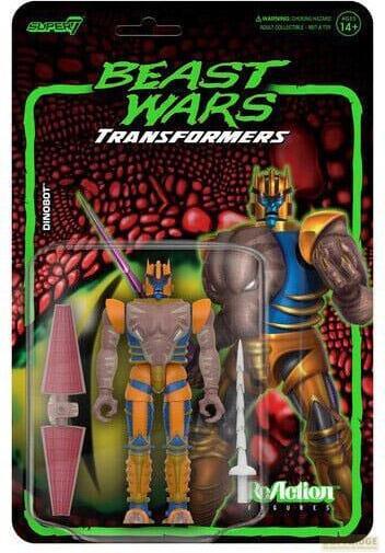 Produktbild Super7 Transformers Beast Wars ReAction figurine Dinobot 10 cm