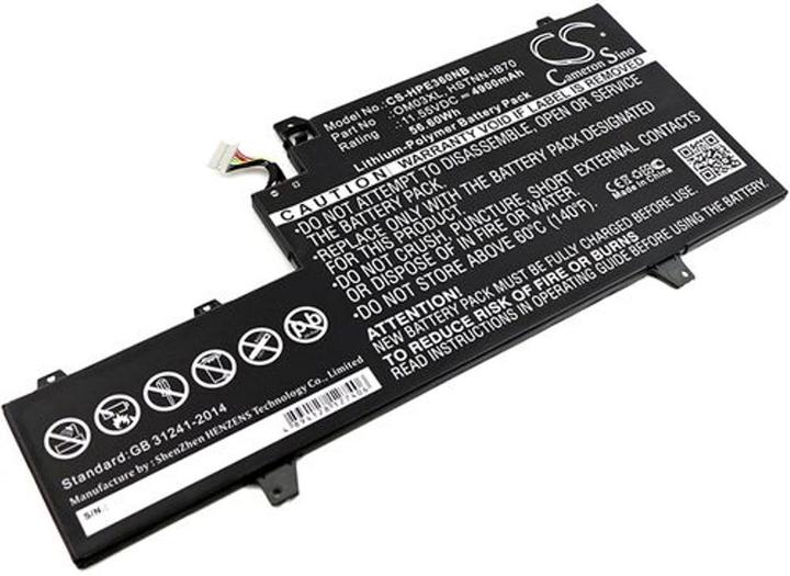 Actual product image NoName Battery for HP EliteBook x360 1030 G2 etc