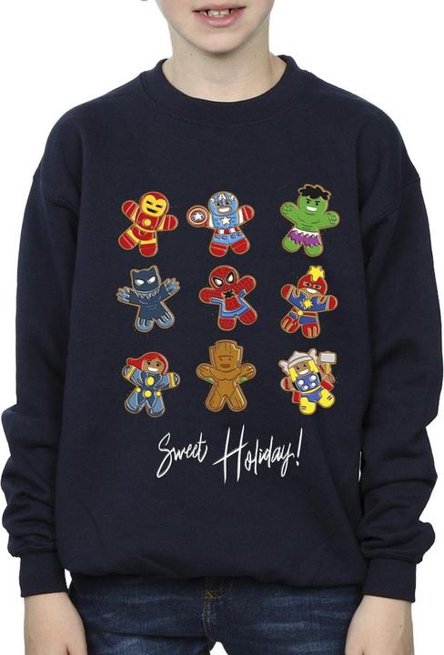 Actual product image Boys Gingerbread Avengers Sweatshirt (152, 158)