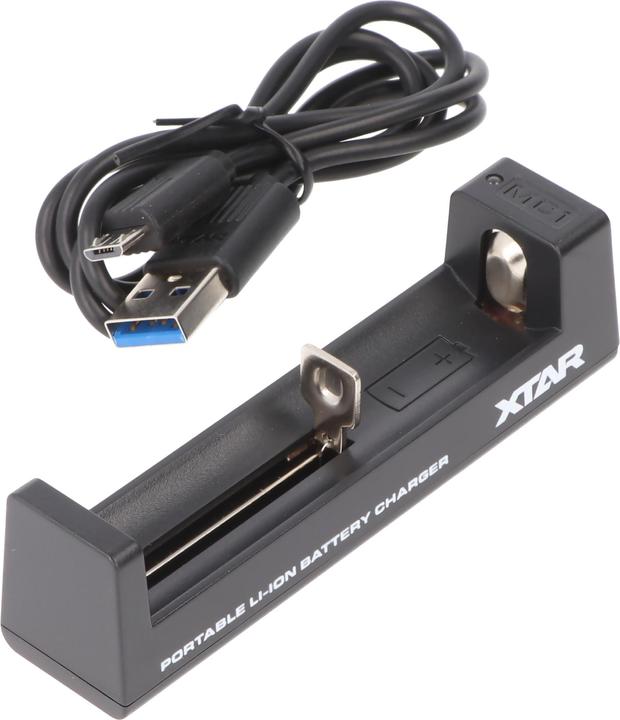 Actual product image Xtar USB charger with up to 0.5Ah charging current (1 pcs., Chargers without battery)
