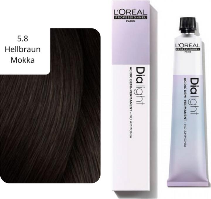 Produktbild L'Oréal Professionnel Dia Light (5.8 Hellbraun Mokka)