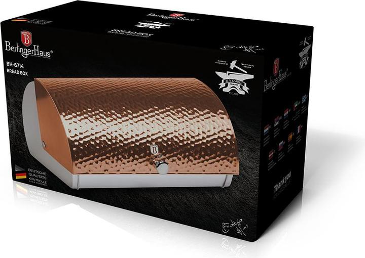 Immagine prodotto BerlingerHaus Scatola per il pane in acciaio inossidabile Metallic Line Rose Gold Colours Edition