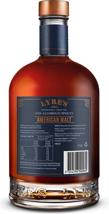 Actual product image Lyre's American malt (1 x 70 cl)