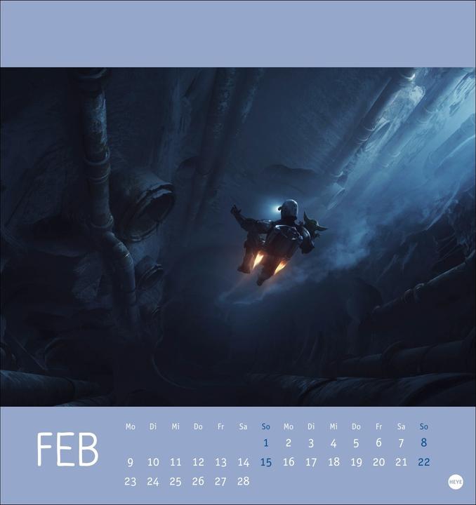Produktbild The Mandalorian Postkartenkalender 2026 (Harter Einband, Deutsch)