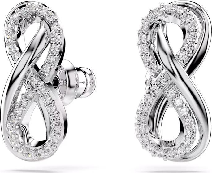 Immagine prodotto Swarovski Orecchini Hyperbola infinity bianchi (Metallo Swarovski)