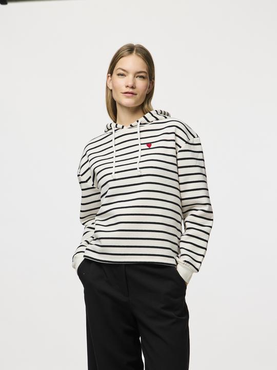 Actual product image Pieces Pcchilli Ls Hoodie Stripes Noos Bc (S)