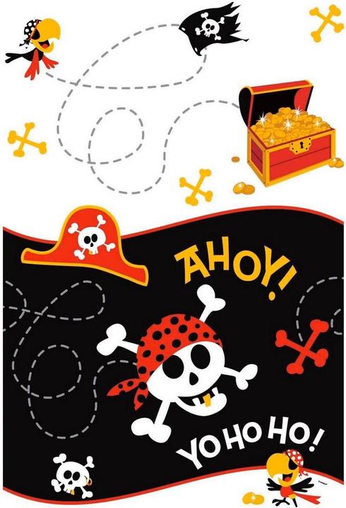 Image du produit Unique Party Nappe pirate en plastique (213,36 x 137,16 cm)