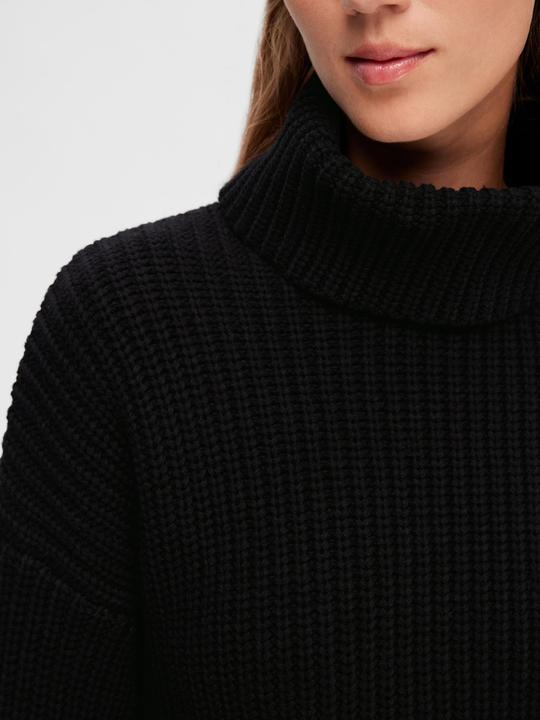 Actual product image Selected Femme Slfselma Sefika Ls Knit Rollneck Noos (M)