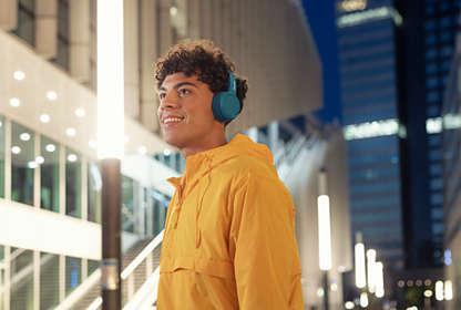 Image du produit Philips Écouteurs intra-auriculaires sans fil TAH4205BL/00 (pas de réduction du bruit, 29 h, Sans fil)