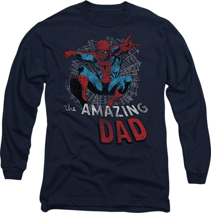 Actual product image Spiderman Unisex Adult Spider Dad Fathers Day T-Shirt (XXL)