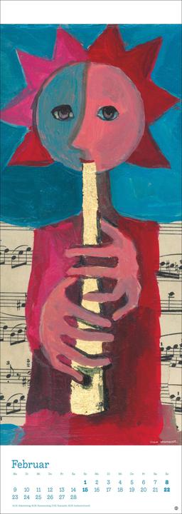 Produktbild Rosina Wachtmeister Vertical Kalender 2026 (24,5 x 69 cm, Deutsch)