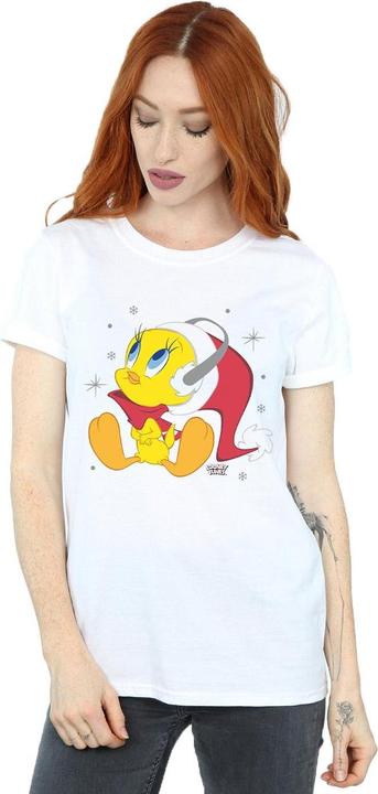 Immagine prodotto Looney Tunes Christmas Tweety Maglietta Ampia Donna (L)