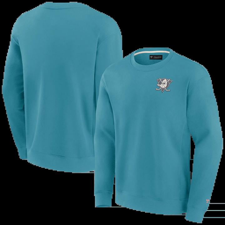 Produktbild Fanatics Anaheim Ducks Terrazzo Fleece Crew Sweatshirt L (L)