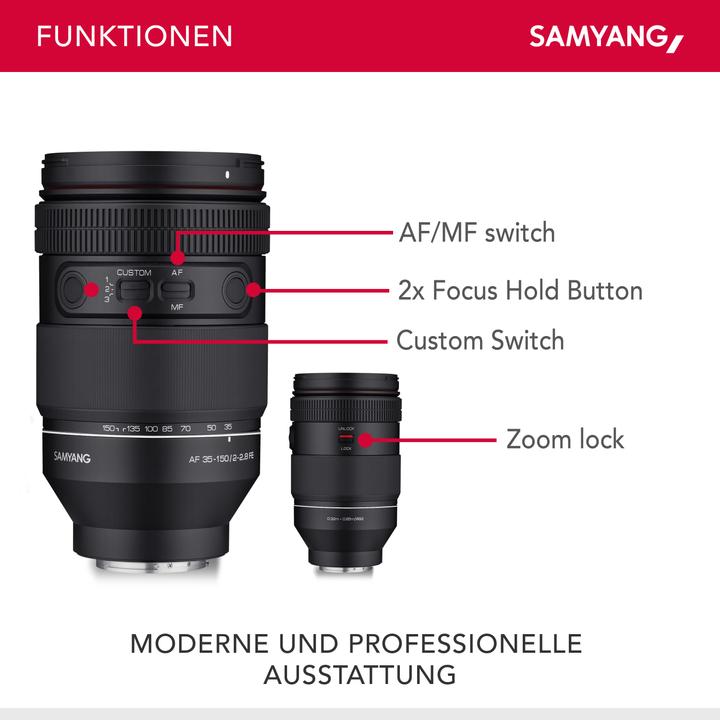 Produktbild Samyang AF 35-150MM F2-2,8 SONY FE (Sony E, Vollformat)