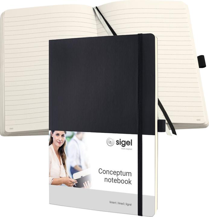 Image du produit Sigel Ordinateur portable CONCEPTUM Couverture souple Softwave (A4, À rayures, Couverture souple)
