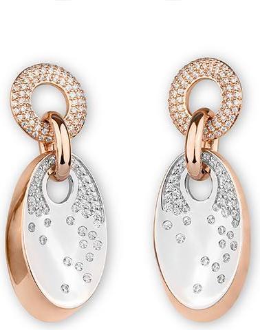 Actual product image Breuning EAR JEWELLERY - BRILL. 1.082 Ct. G/if (750/18 K Gold)