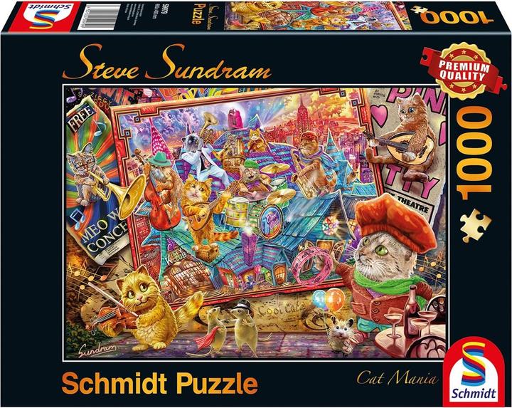 Actual product image Schmidt Spiele Cat mania (1000 pieces)