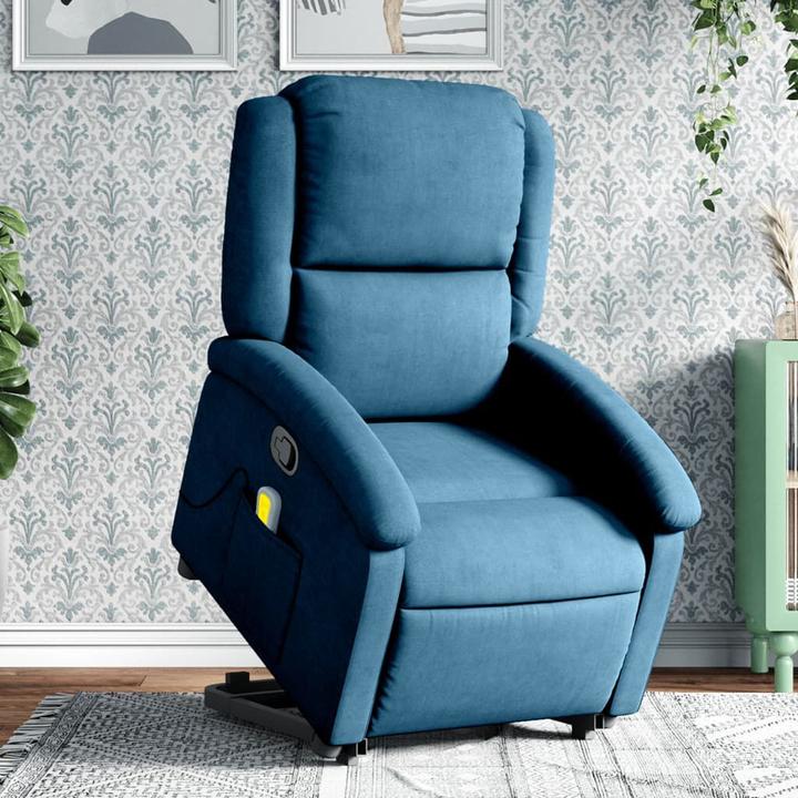 Image du produit VidaXL Fauteuil de massage releveur velours