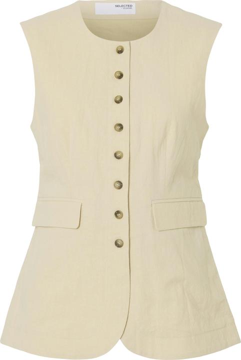 Selected Femme Tailored Leinenmix Weste