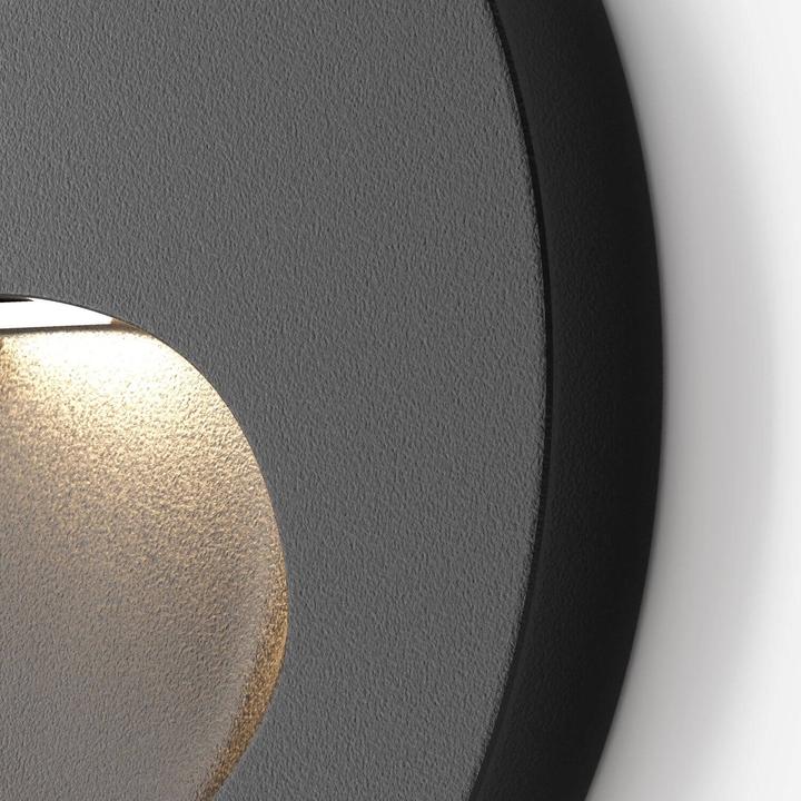 Immagine prodotto Maytoni Bil LED illuminazione scale 3W nero IP54 bianco caldo (60 lm, IP54)
