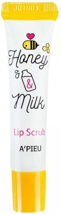 Image du produit A'Pieu Honey & Milk Lip Scrub (Gommage, 8 ml)