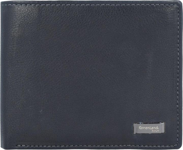 Immagine prodotto Greenland Nature Portafoglio in nappa nera RFID 11 cm