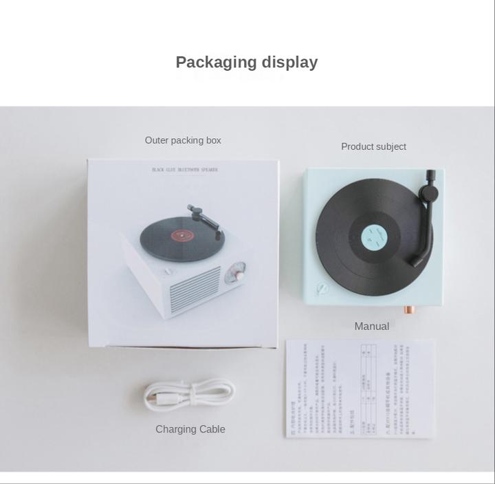 Immagine prodotto PhoneLook Altoparlante Bluetooth Vintage Retro Lettore di dischi in vinile