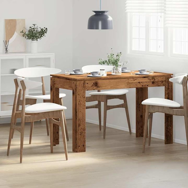 Image du produit VidaXL Esstisch Altholz-Optik 120x60x76 cm Holzwerkstoff (120 x 60 x 76 cm)